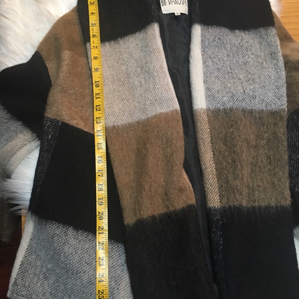 BB Dakota waterfall kimono style coat small - Picture 6 of 8